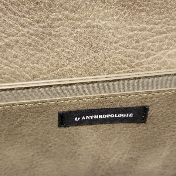 Anthropologie Olive Green Clutch with Bow Detail - Picture 13 of 15